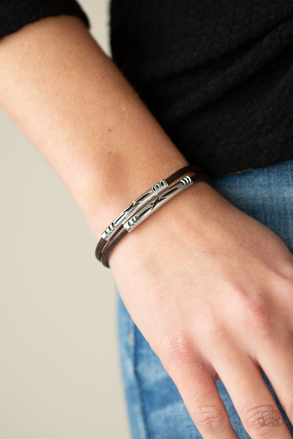 Paparazzi What a WANDER-ful World - Brown Bracelet