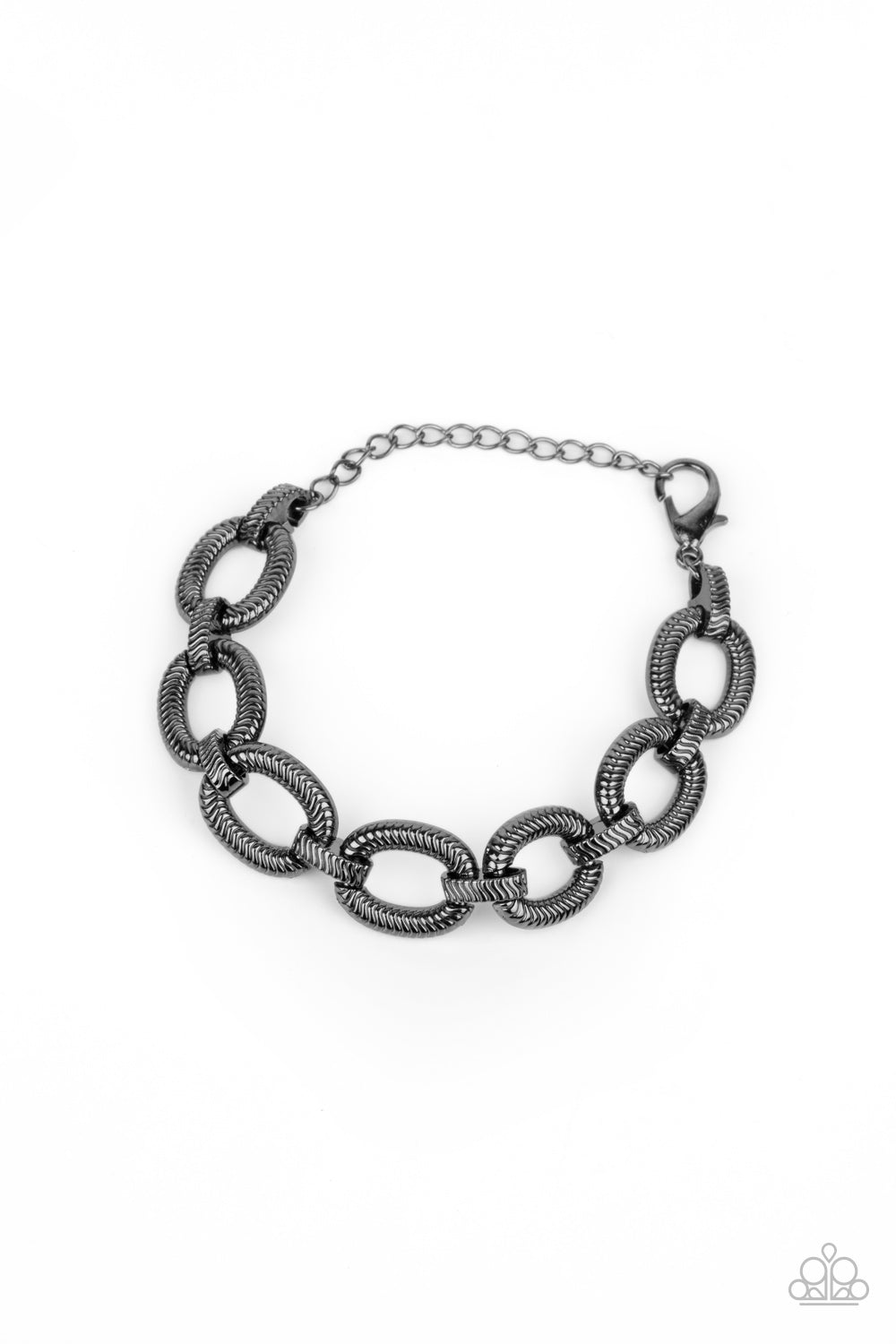 Paparazzi Industrial Amazon - Black Bracelet