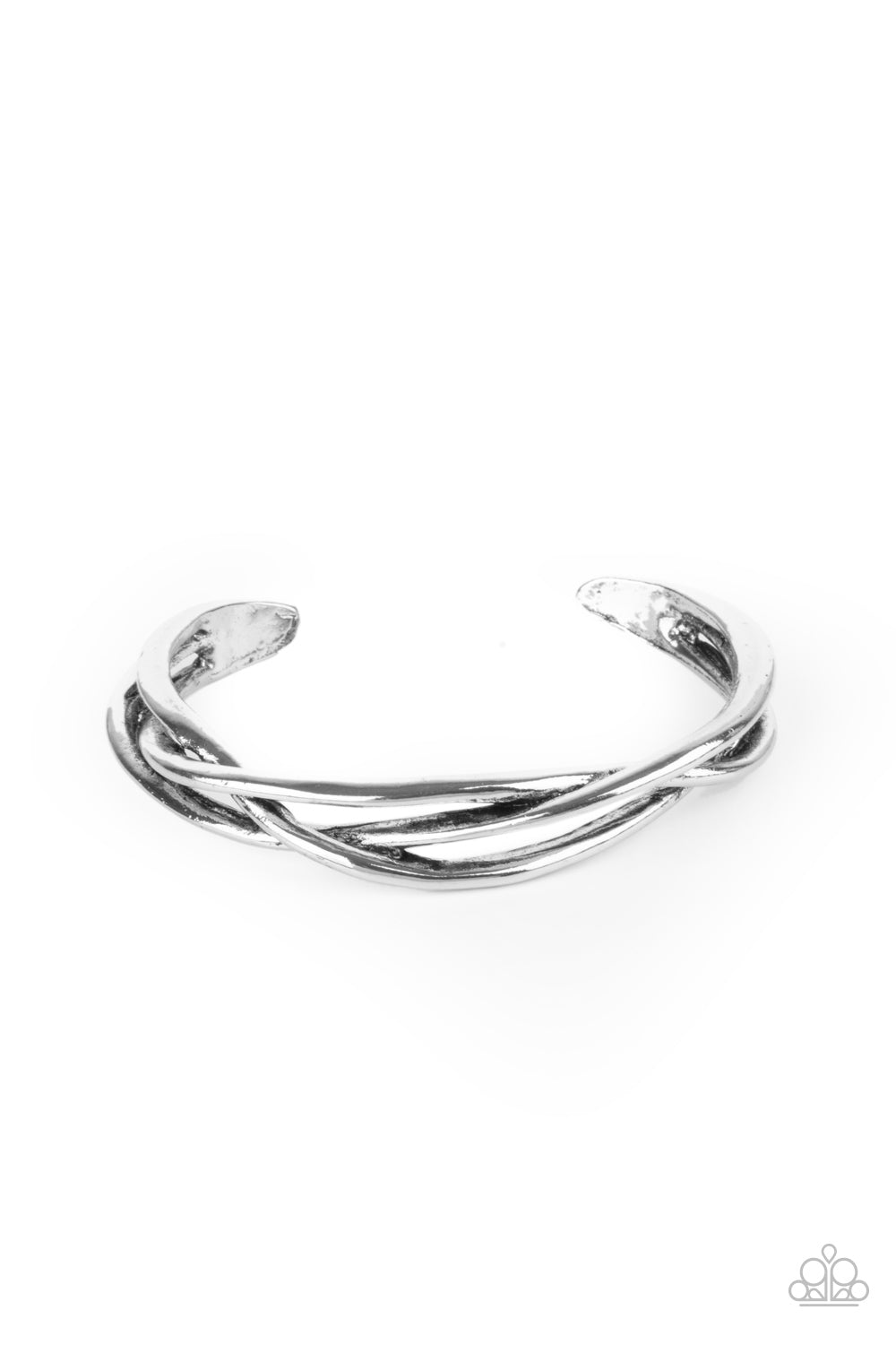 PLAIT Tectonics - Silver Bracelet