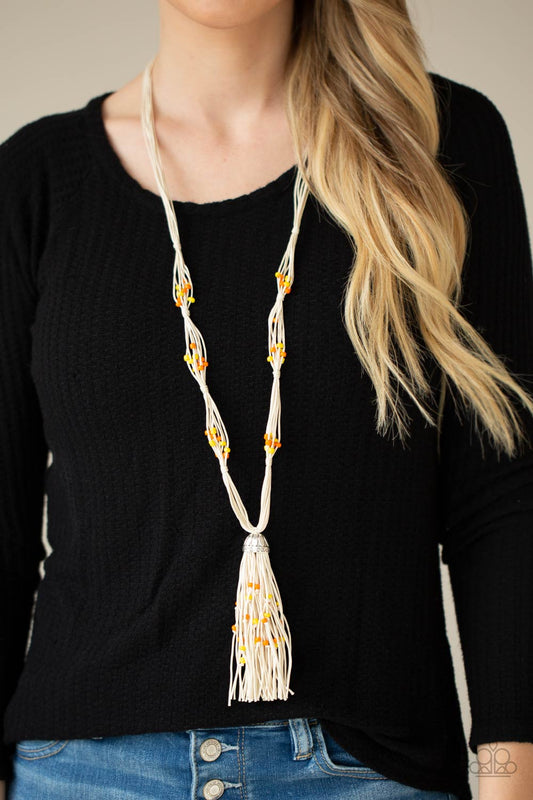 Summery Sensations - Orange Necklace