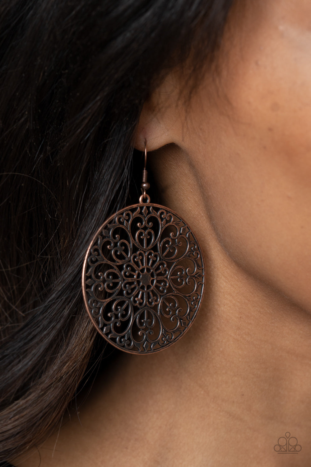 Paparazzi Make A Out Of You - Copper Earrings