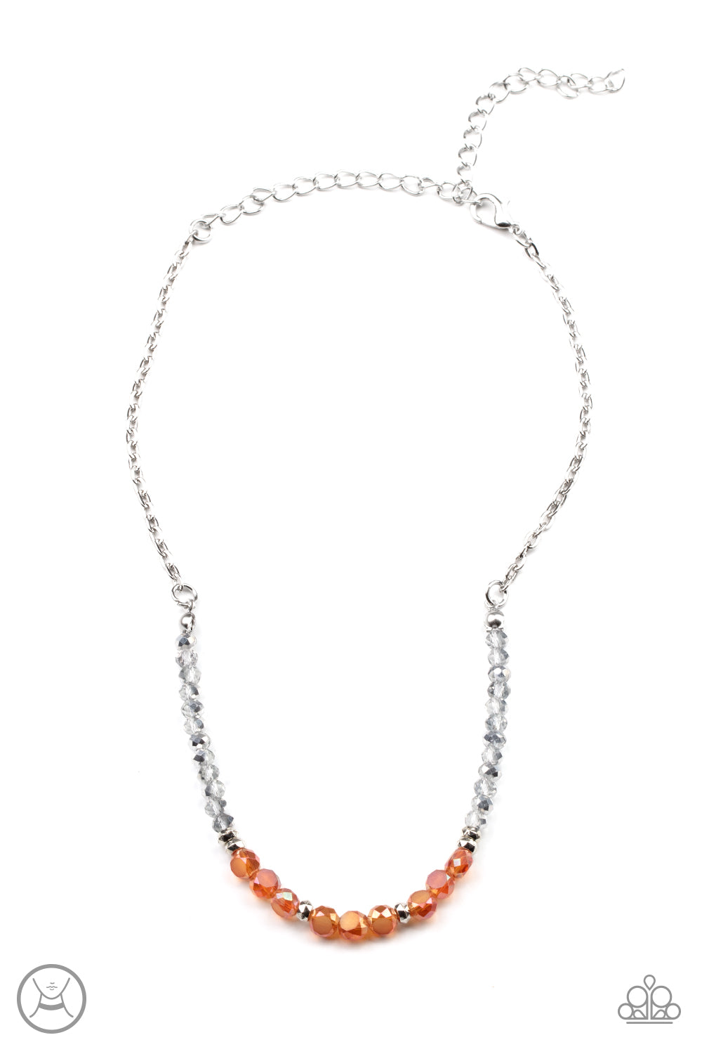 Paparazzi Space Odyssey - Orange Choker