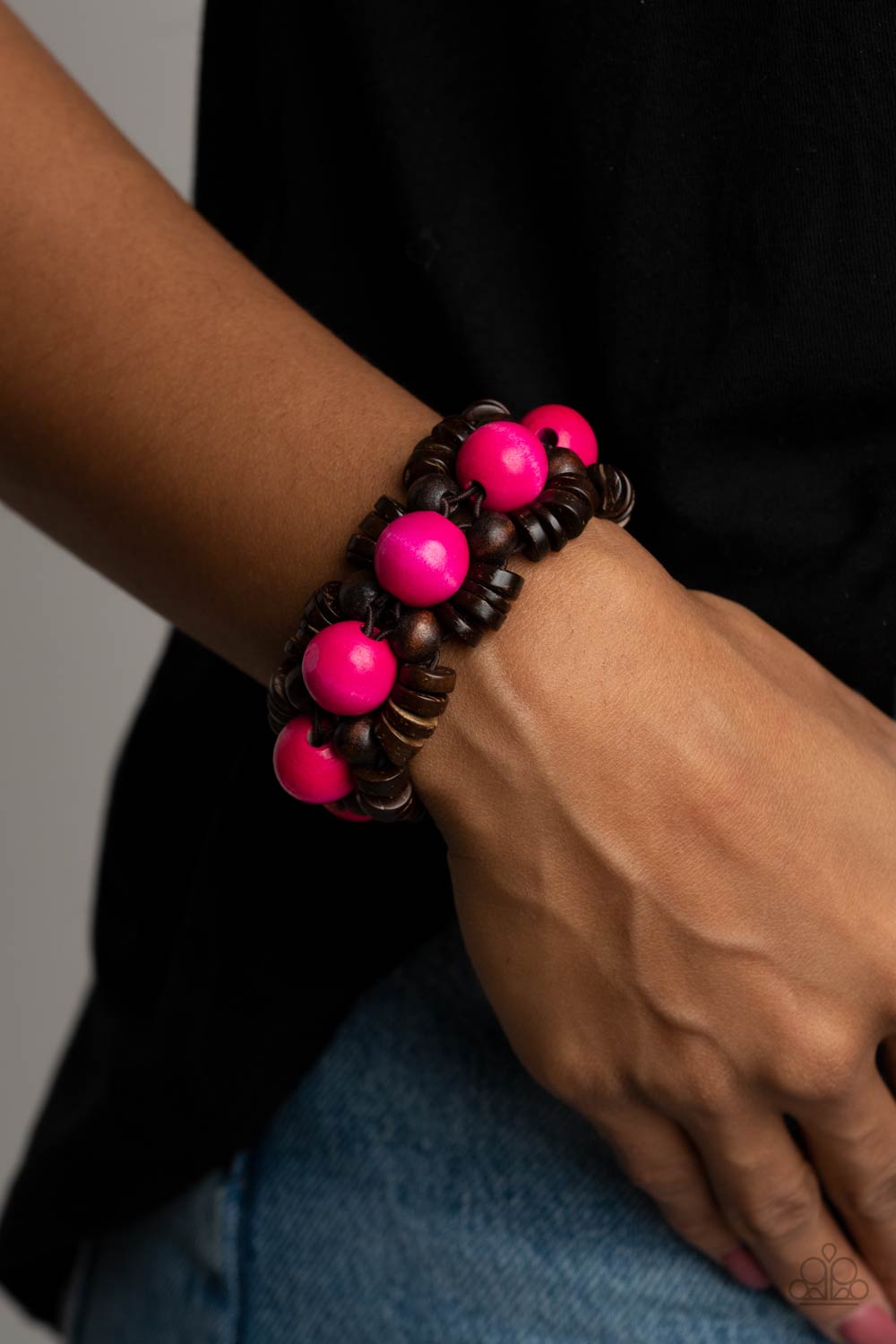 Paparazzi Tropical Temptations - Pink Bracelet