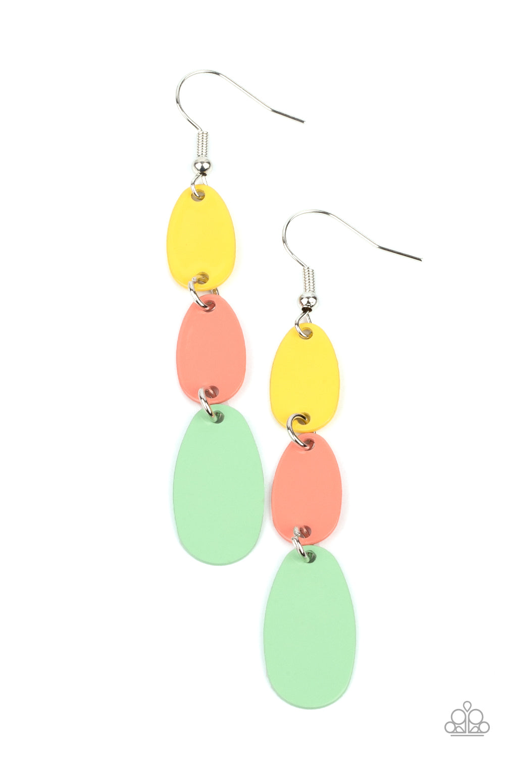 Paparazzi Rainbow Drops - Multi Earrings