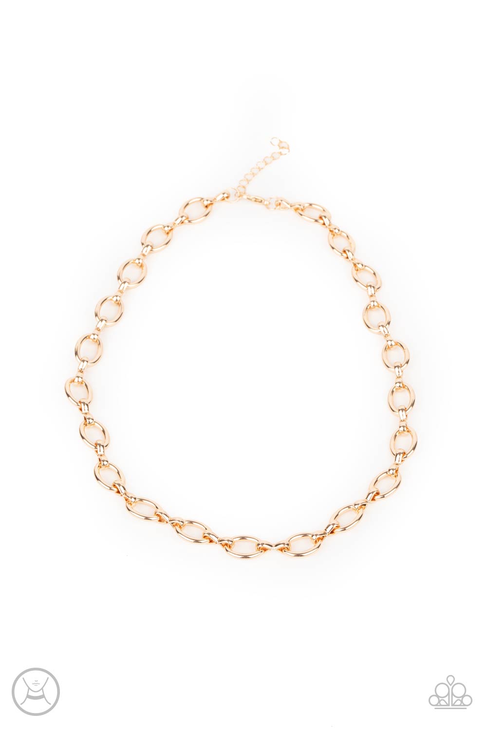 Paparazzi Craveable Couture - Gold Choker Necklace