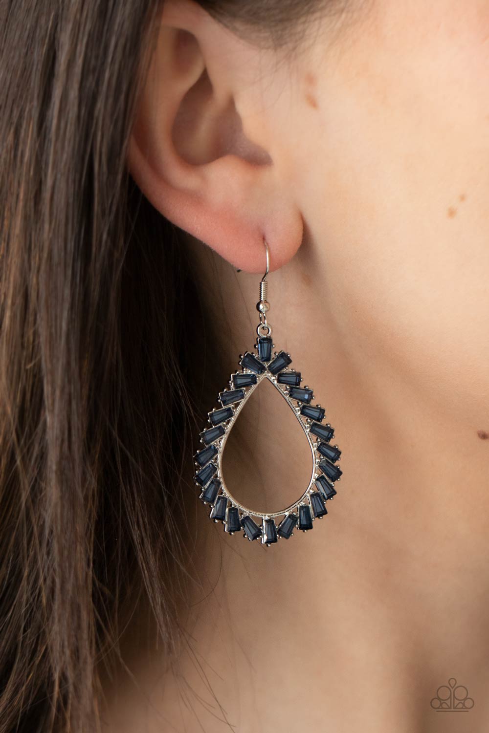 Paparazzi Stay Sharp - Blue Earrings