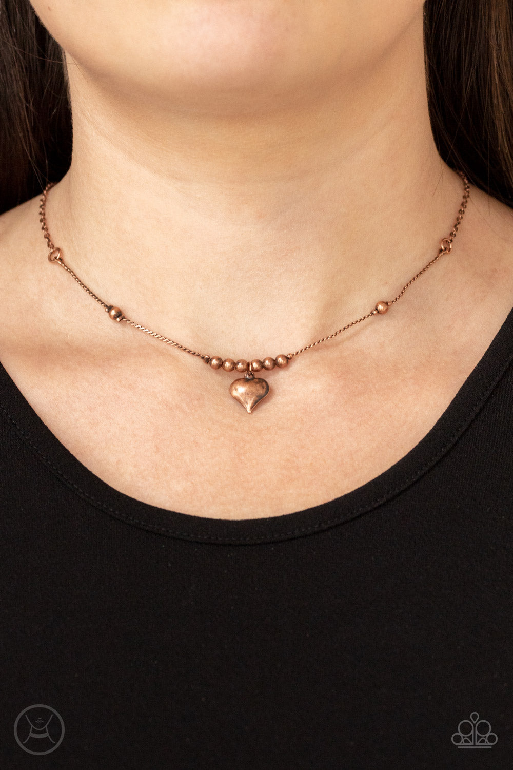 Paparazzi Casual Crush - Copper Necklace