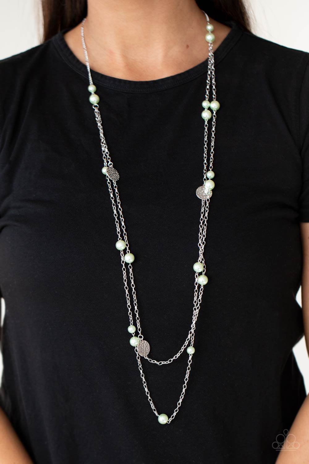 Paparazzi Sublime Awakening - Green Necklace
