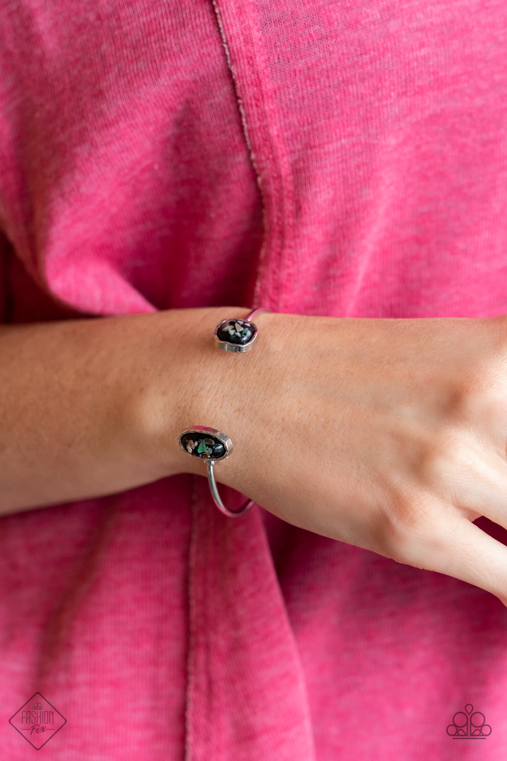 Paparazzi Dont BEAD Jealous - Black Bracelet
