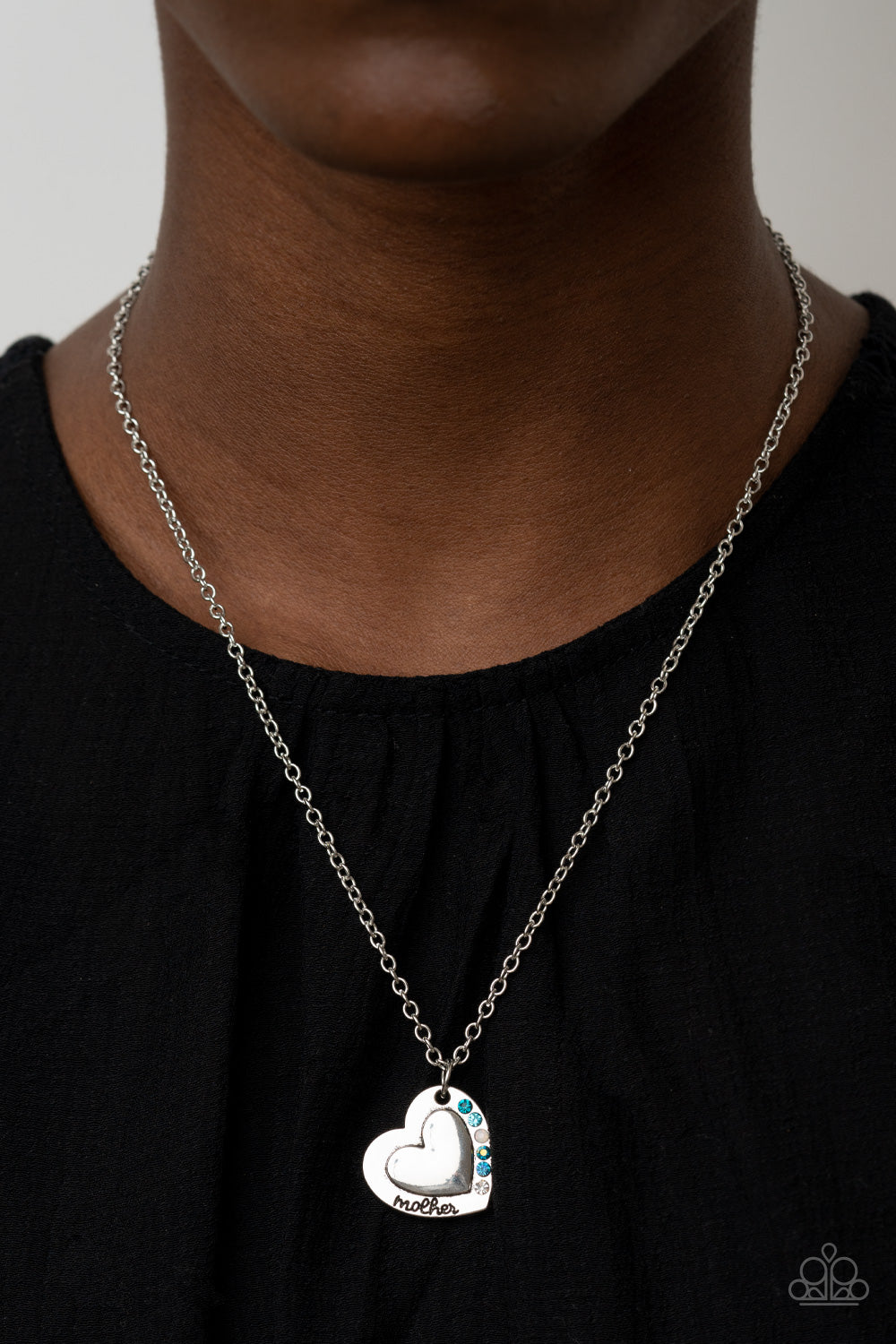Happily Heartwarming - Blue Necklace