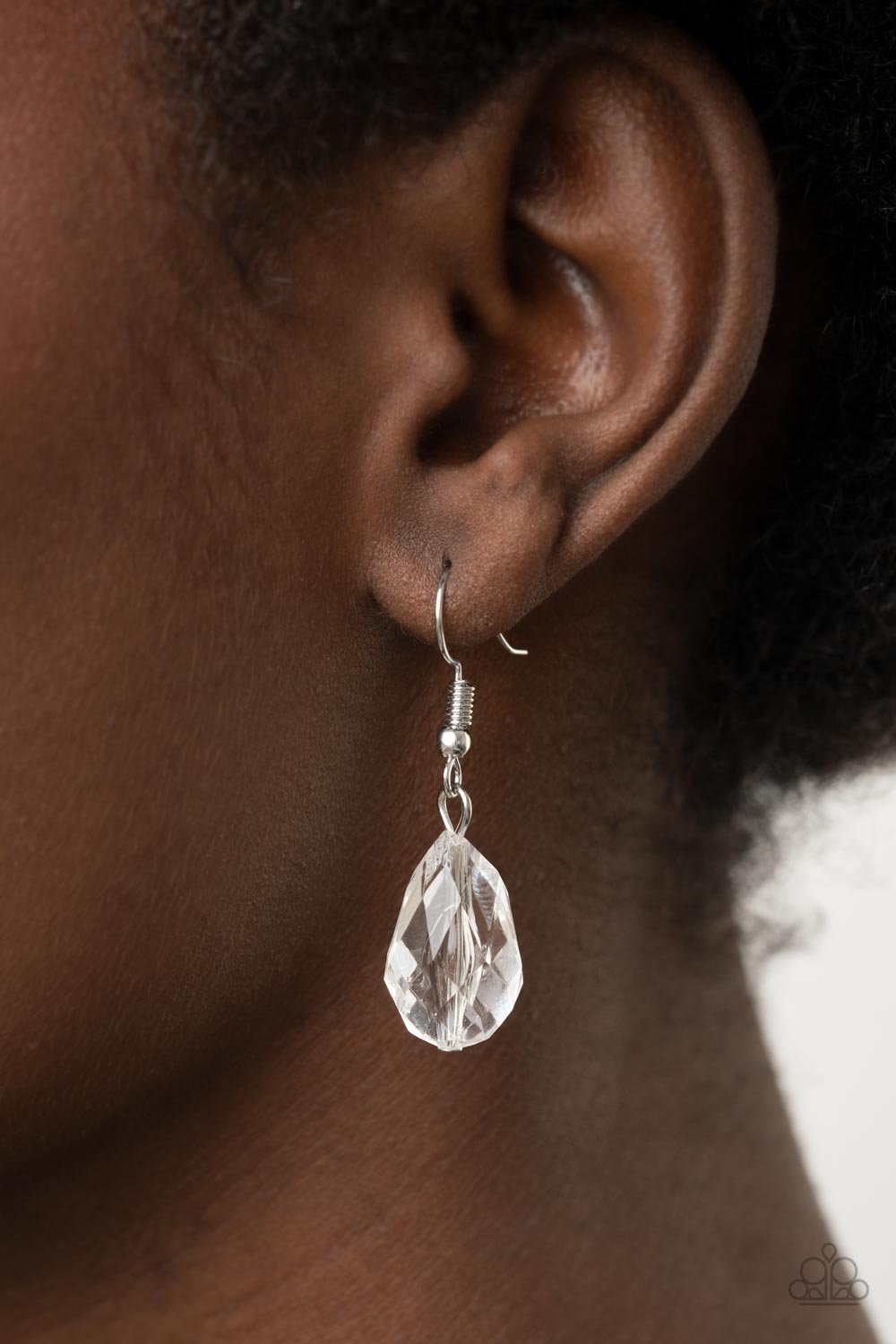 Paparazzi On The Basis Of Baubles - White Lanyard