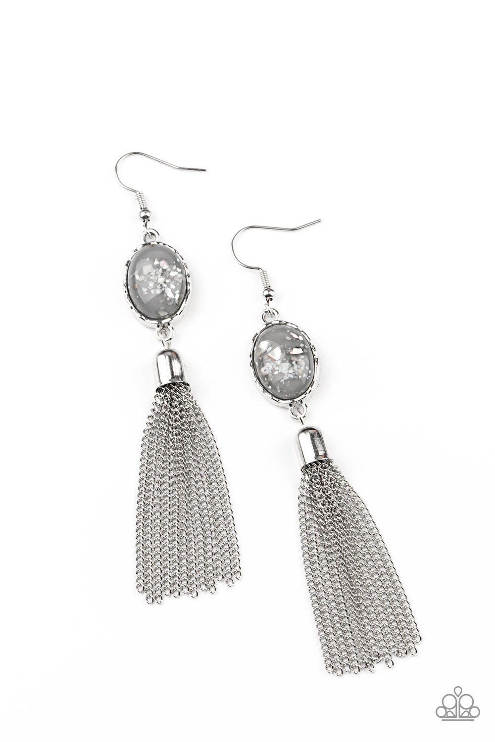 Paparazzi Oceanic Opalescence - Silver Earrings