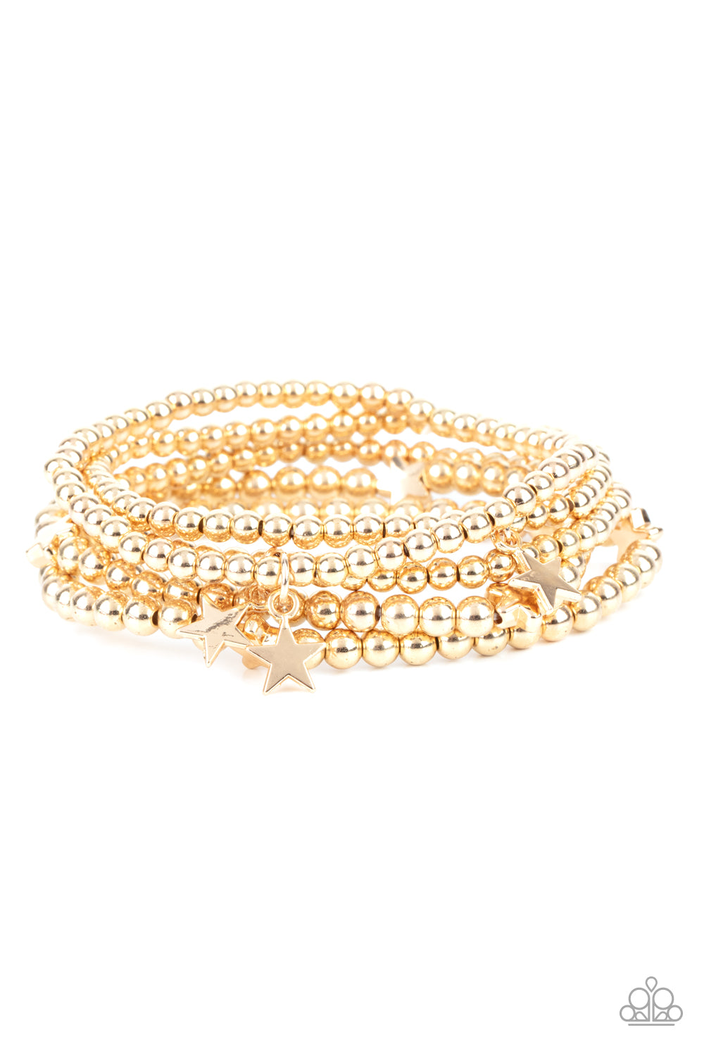 Paparazzi American All-Star - Gold Bracelet