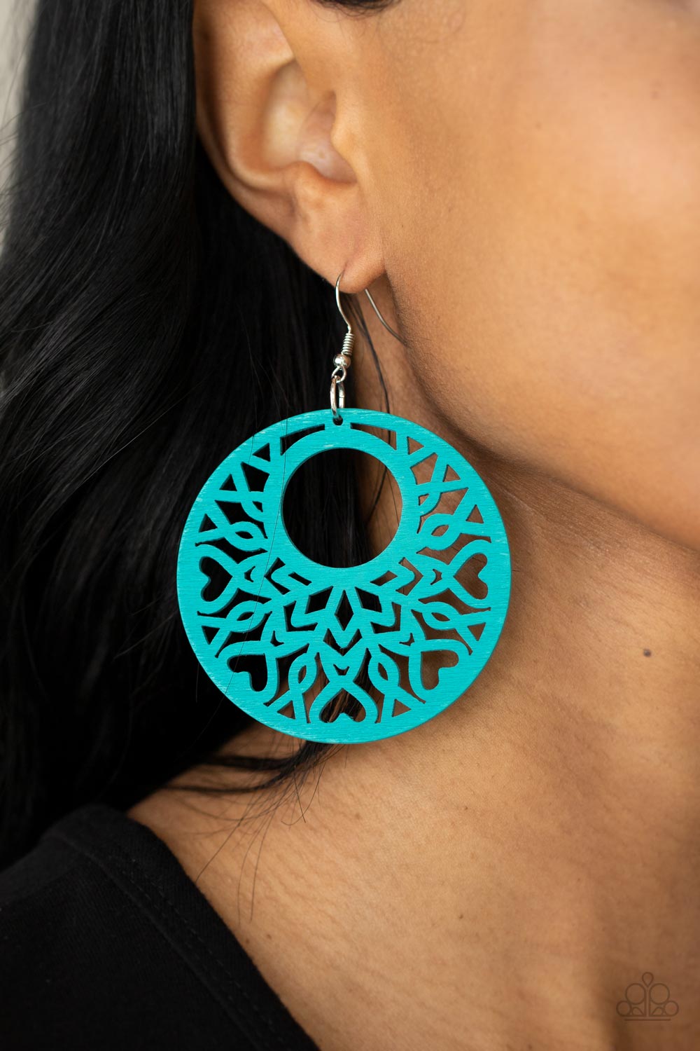 Paparazzi Tropical Reef - Blue Earrings