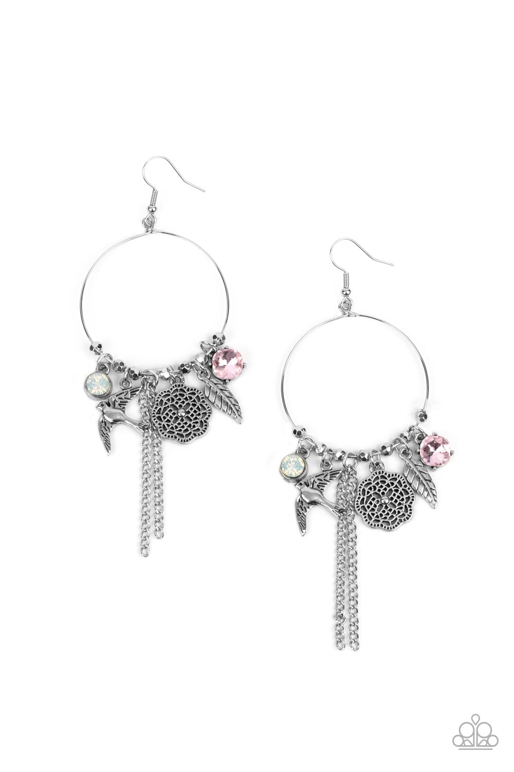 Paparazzi TWEET Dreams - Pink Earrings