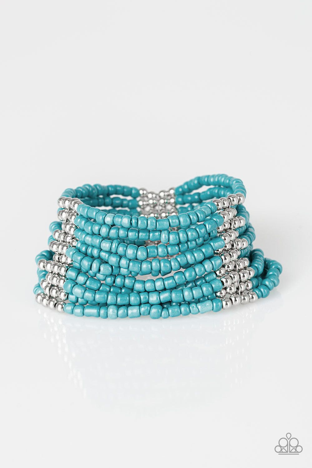 Paparazzi Outback Odyssey - Blue Bracelet - Kingdom Bling Showroom