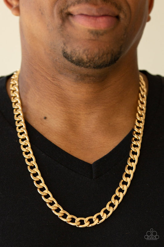 Paparazzi The Underdog - Gold Necklace