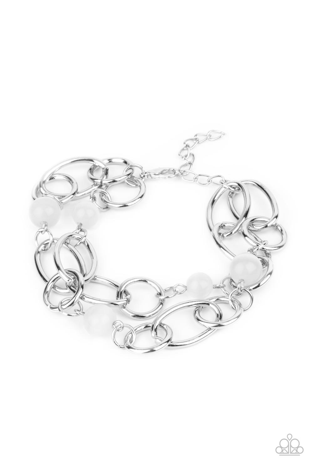 Paparazzi Delightfully Daydreamy - White Bracelet