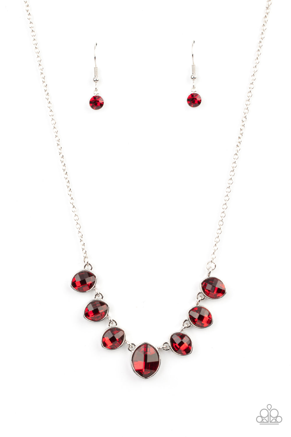Paparazzi Material Girl Glamour - Red Necklace
