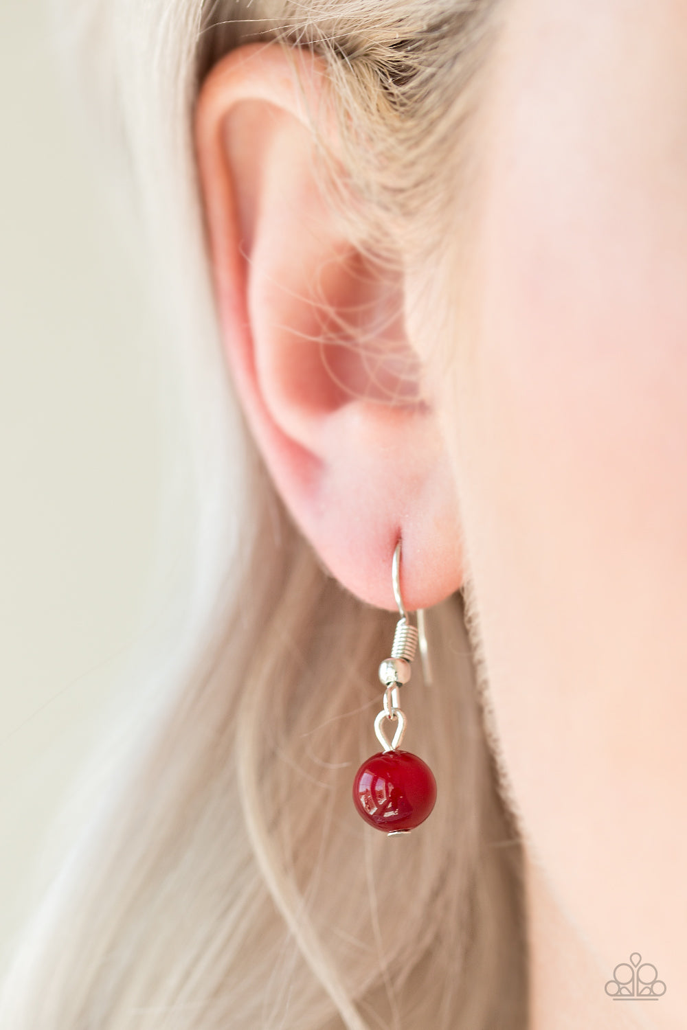 Paparazzi Glow Down In History - Red Necklace