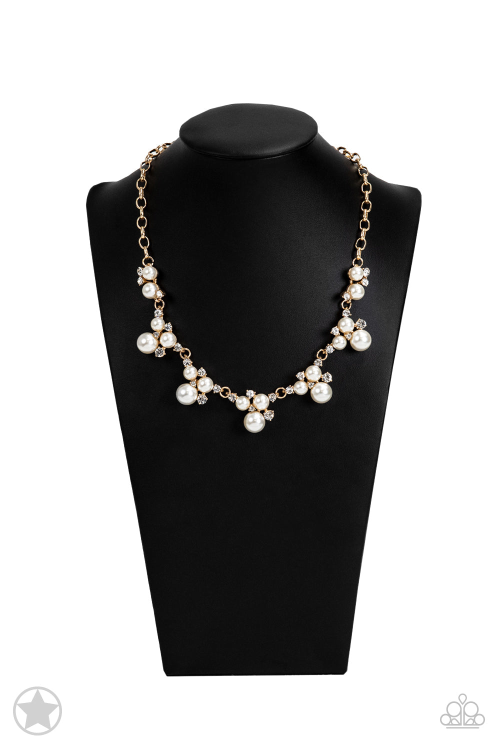Paparazzi Toast To Perfection - Gold Blockbuster Necklace