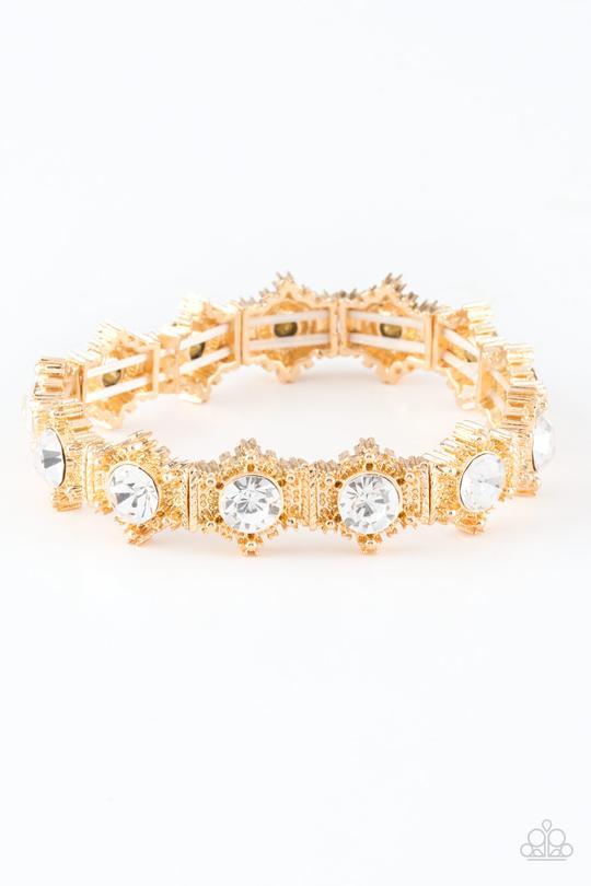 Paparazzi Strut Your Stuff - Gold Bracelet