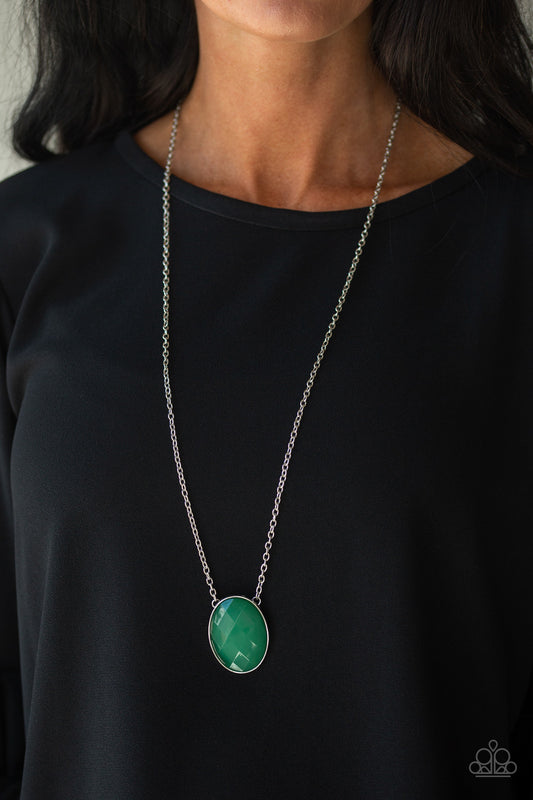 Paparazzi Intensely Illuminated - Green Necklace