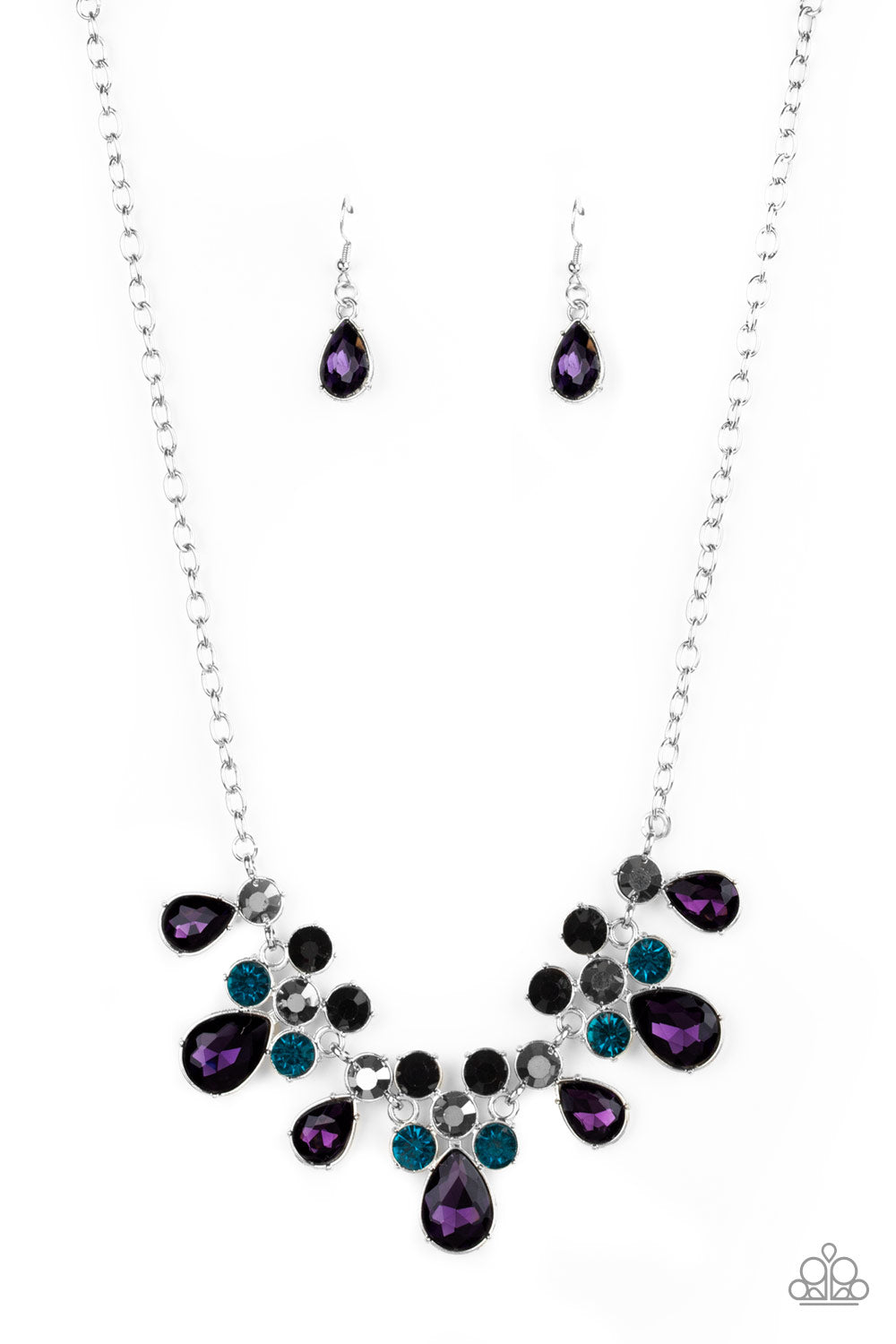 Paparazzi Debutante Drama - Purple/Multi Necklace