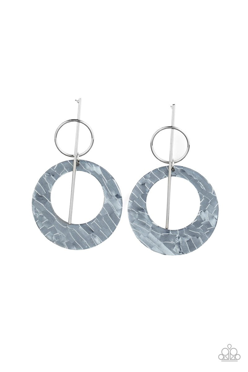 Paparazzi Stellar Stylist  -Silver Earrings