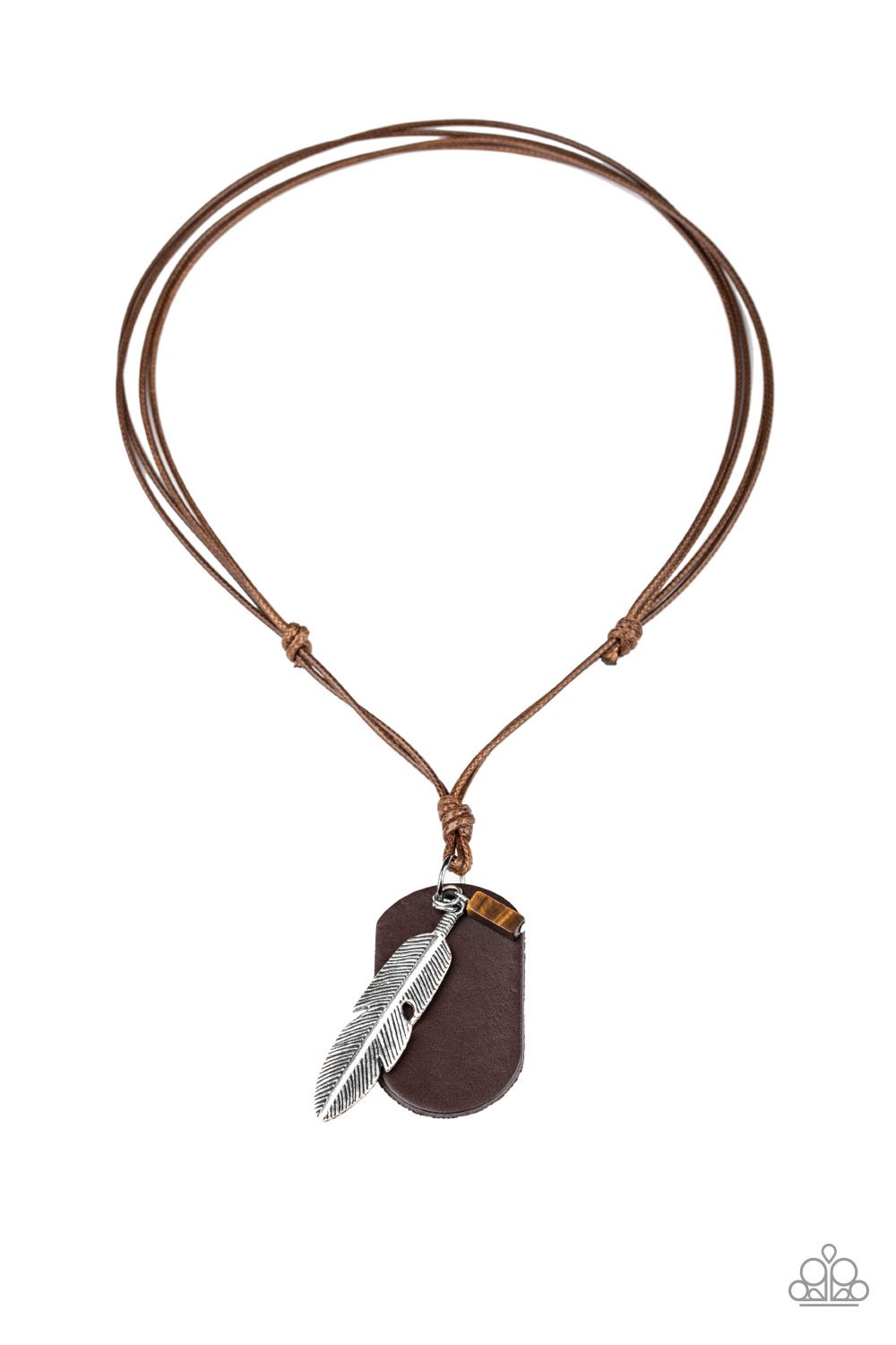 Paparazzi Flying Solo - Brown Urban Necklace
