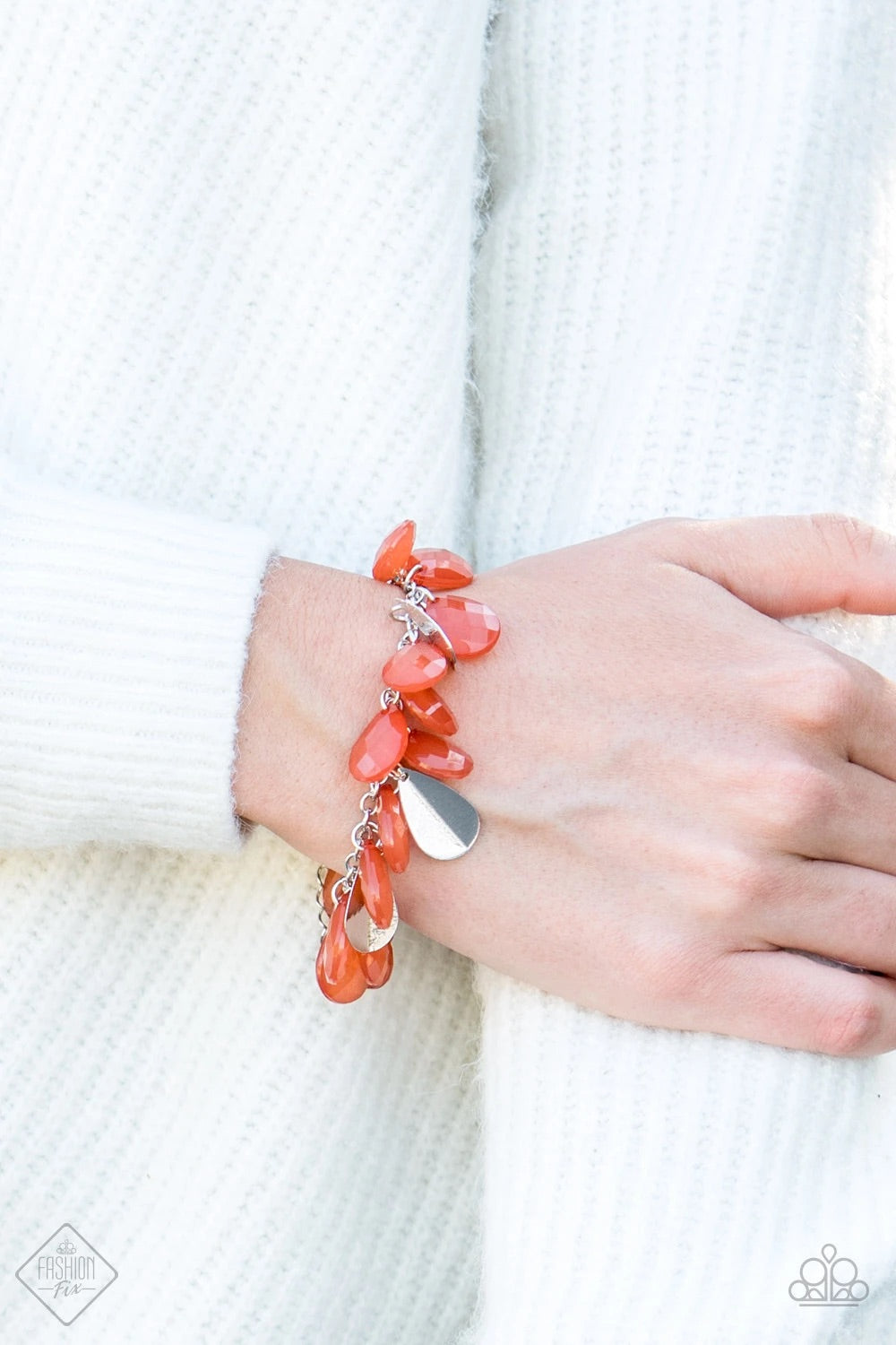Paparazzi Fiesta Fiesta - Orange Bracelet