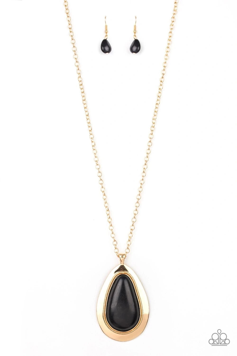 Paparazzi Badland to the Bone - Gold necklace