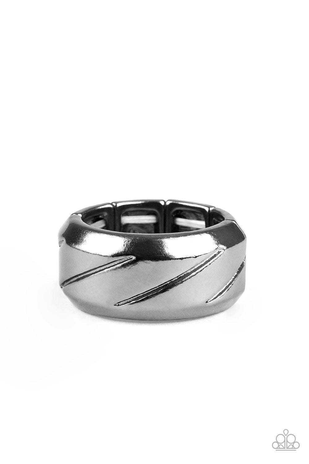 Paparazzi Sideswiped - Black Ring