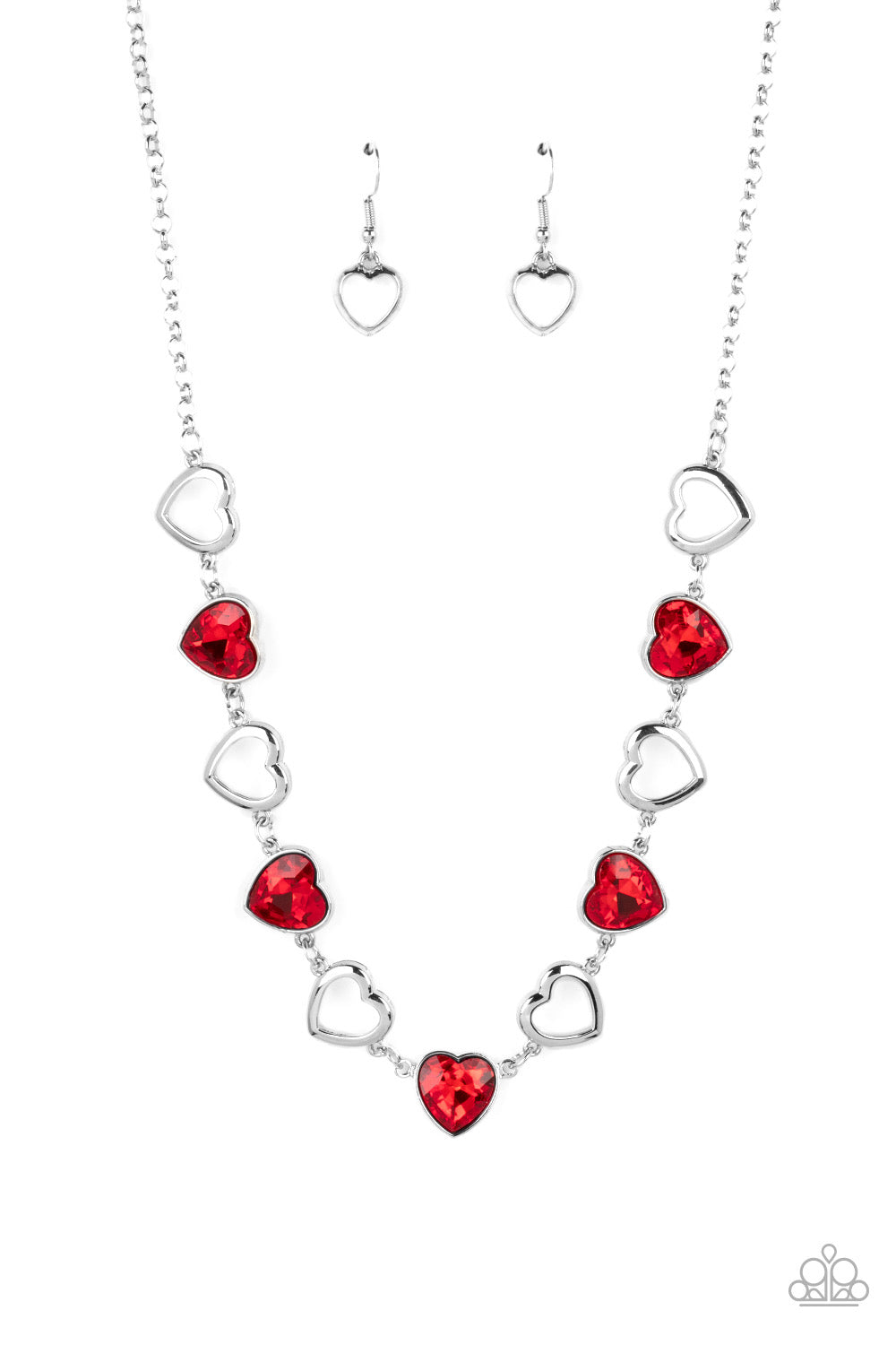 Paparazzi Contemporary Cupid - Red Necklace