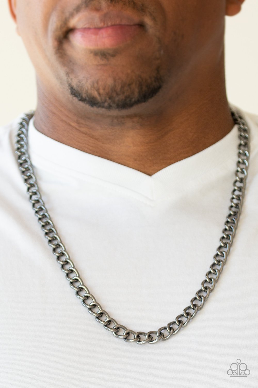 Paparazzi Full Court - Black Urban Necklace