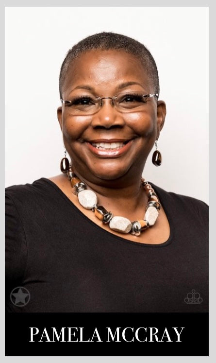 In Good Glazes - Peach Blockbuster Necklace