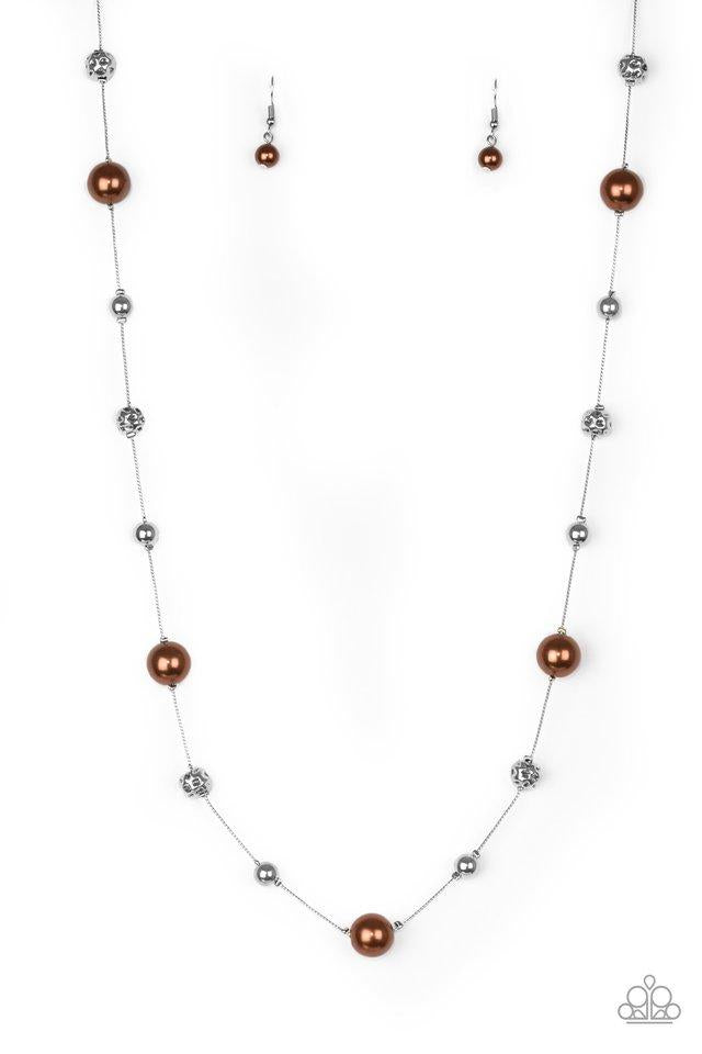 Eloquently Eloquent - Brown Necklace