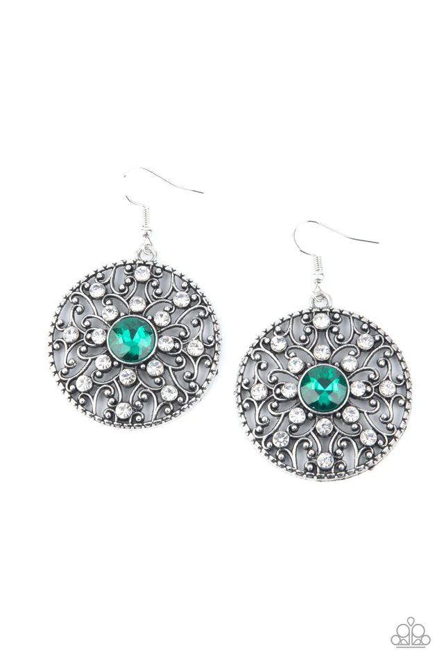 GLOW Your True Colors - Green Earrings