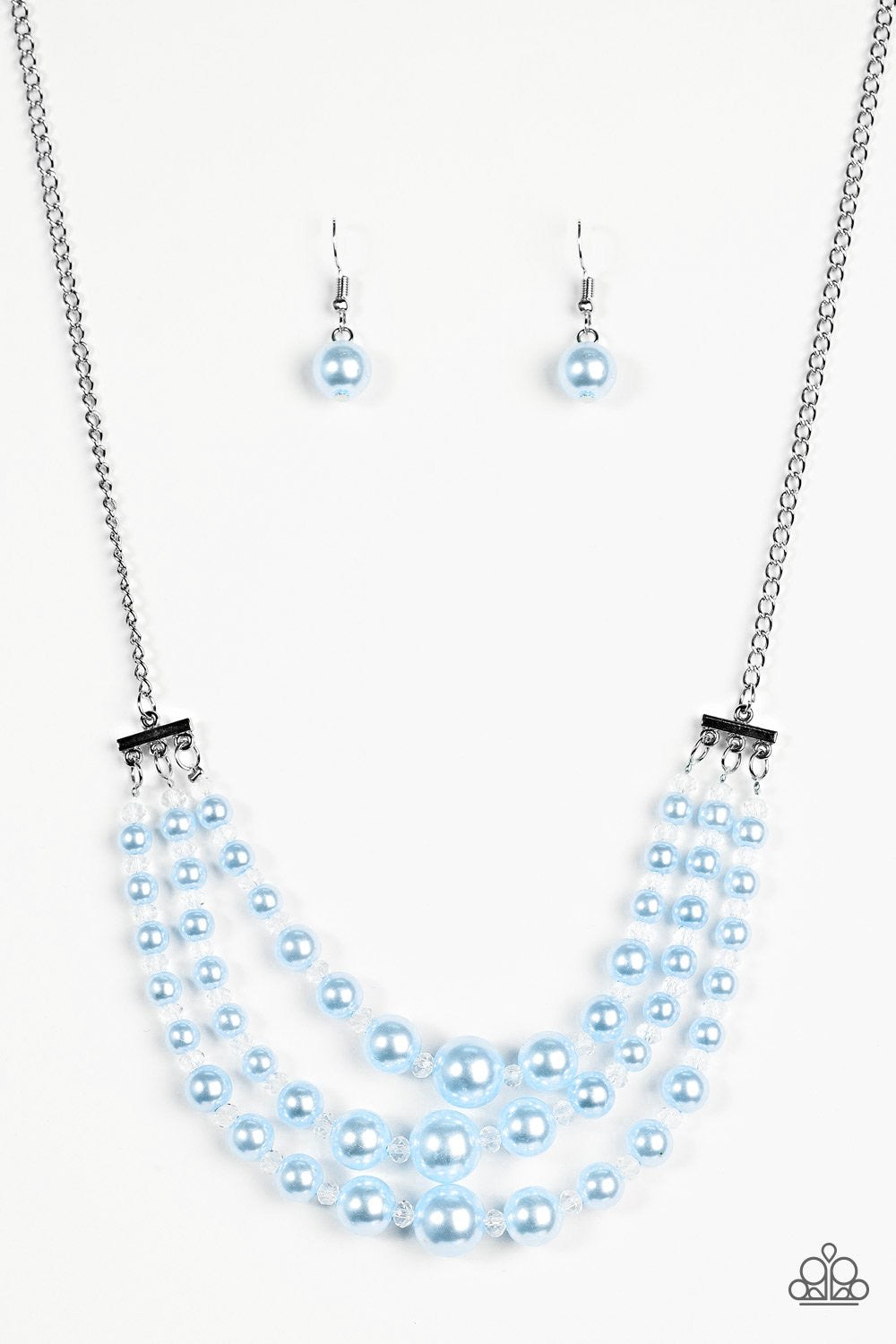 Paparazzi Spring Social - Blue Pearls Necklace