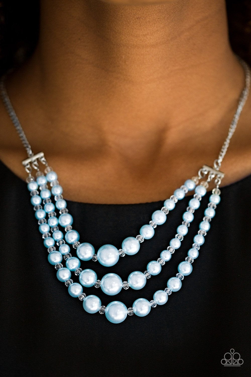 Paparazzi Spring Social - Blue Pearls Necklace