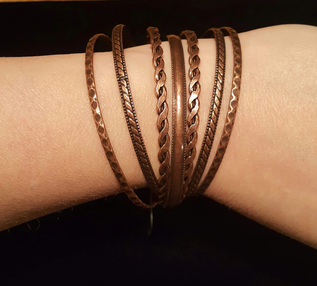 Paparazzi Rattle and Roll - Copper Bracelet