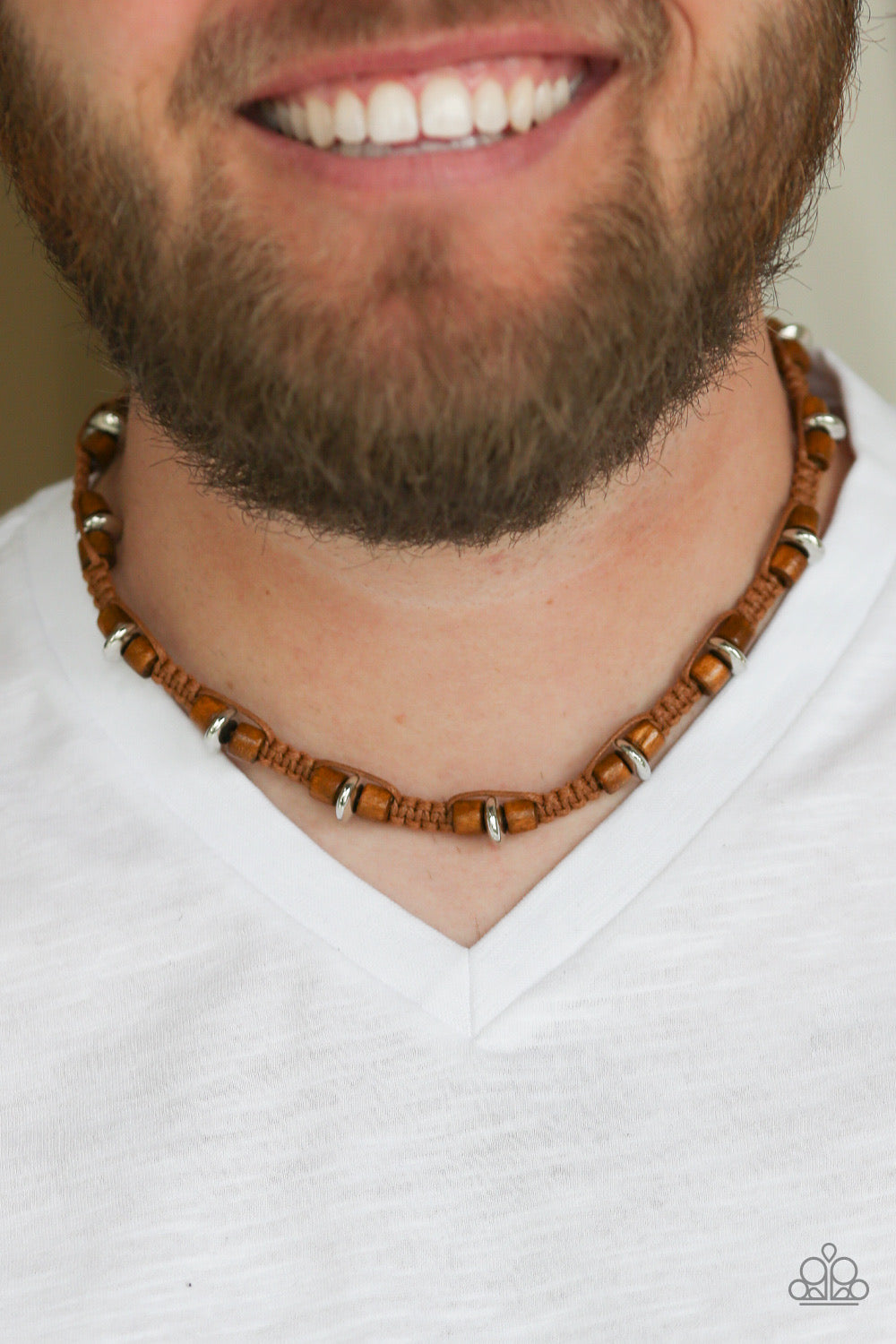 Paparazzi WOOD You Believe It? - Brown Urban Necklace 