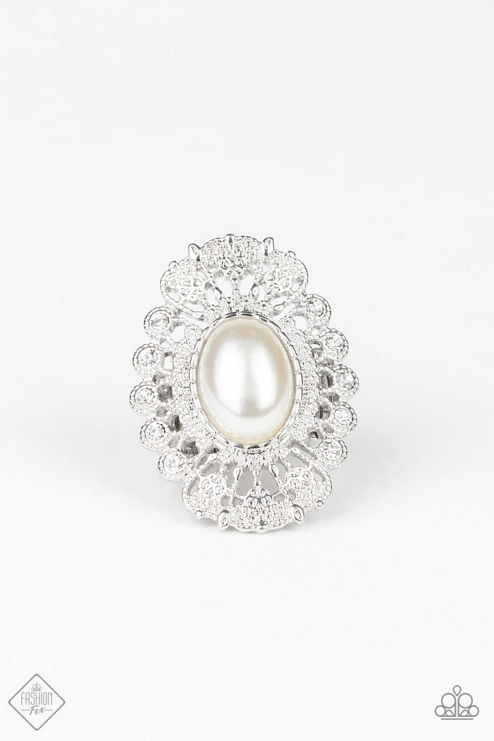 Radiantly Regal - White Ring