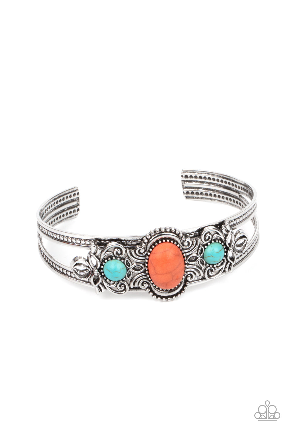 Artisan Ancestry - Orange Bracelet - Kingdom Bling Showroom