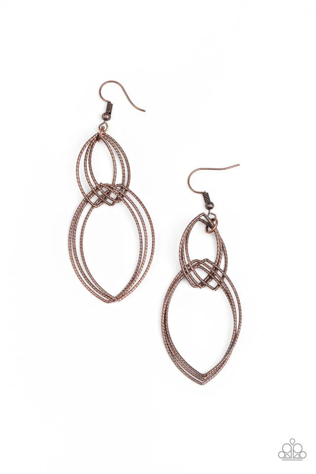 Endless Echo - Copper Earrings