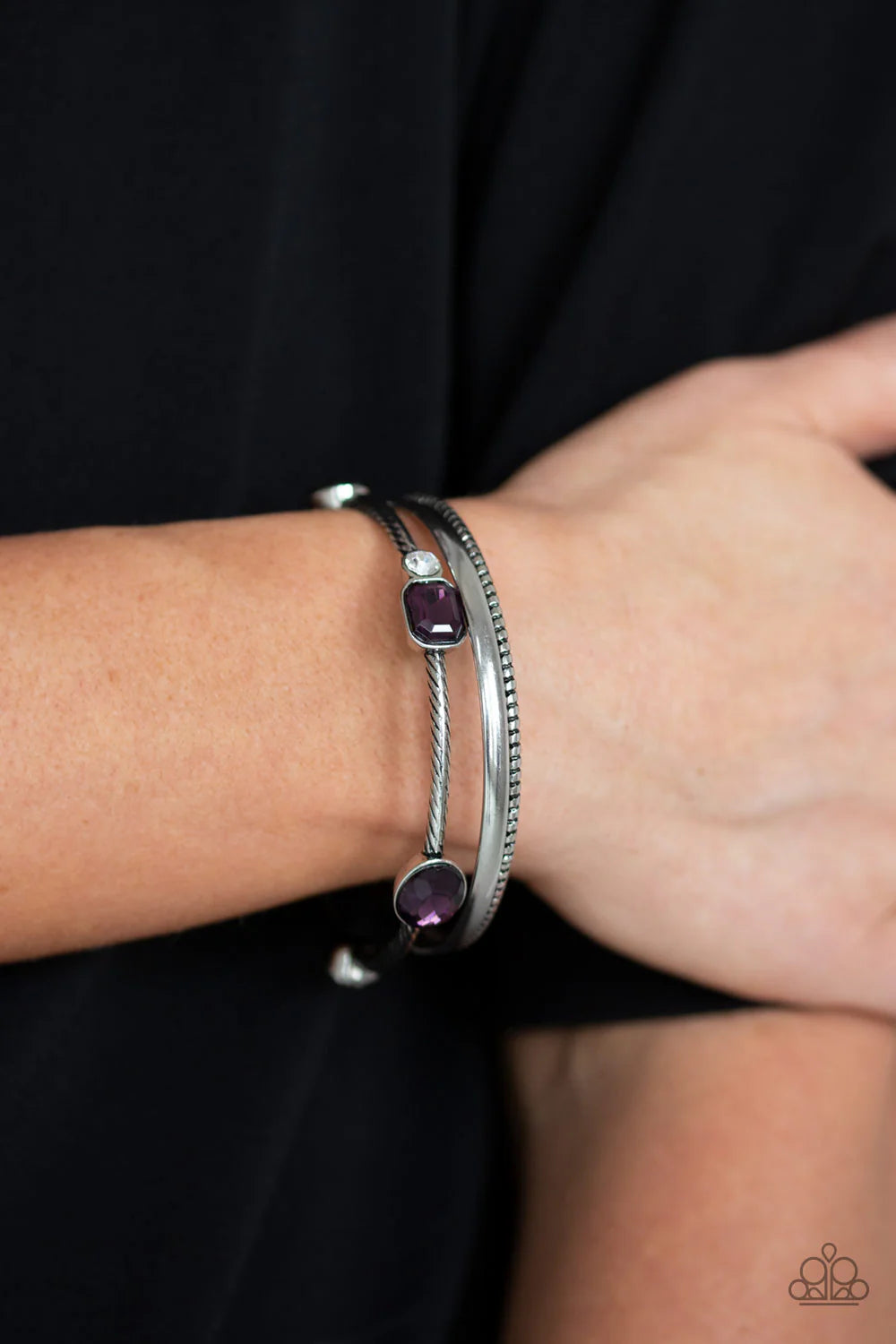 City Slicker Sleek - Purple Bracelet 