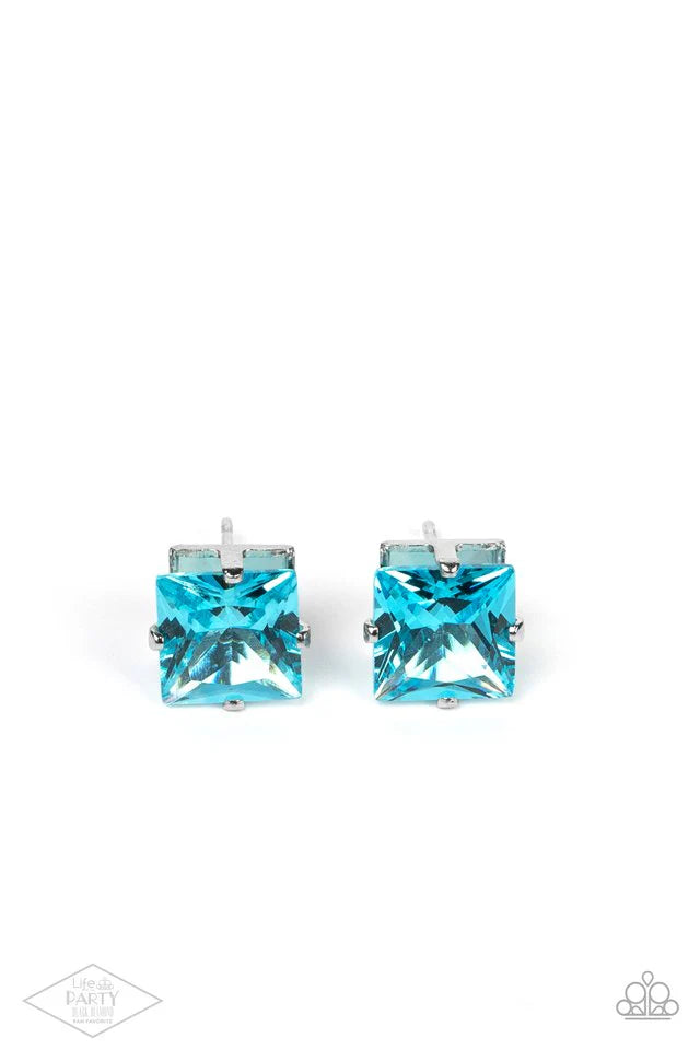 Girls Will Be Girls - Blue Post Earrings