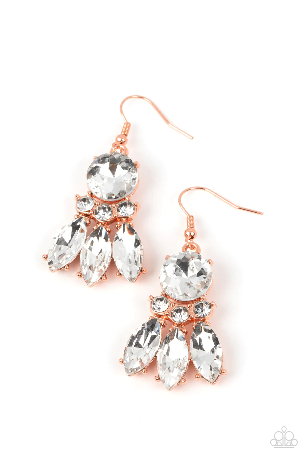 Paparazzi To have and to SPARKLE - Copper Earrings 