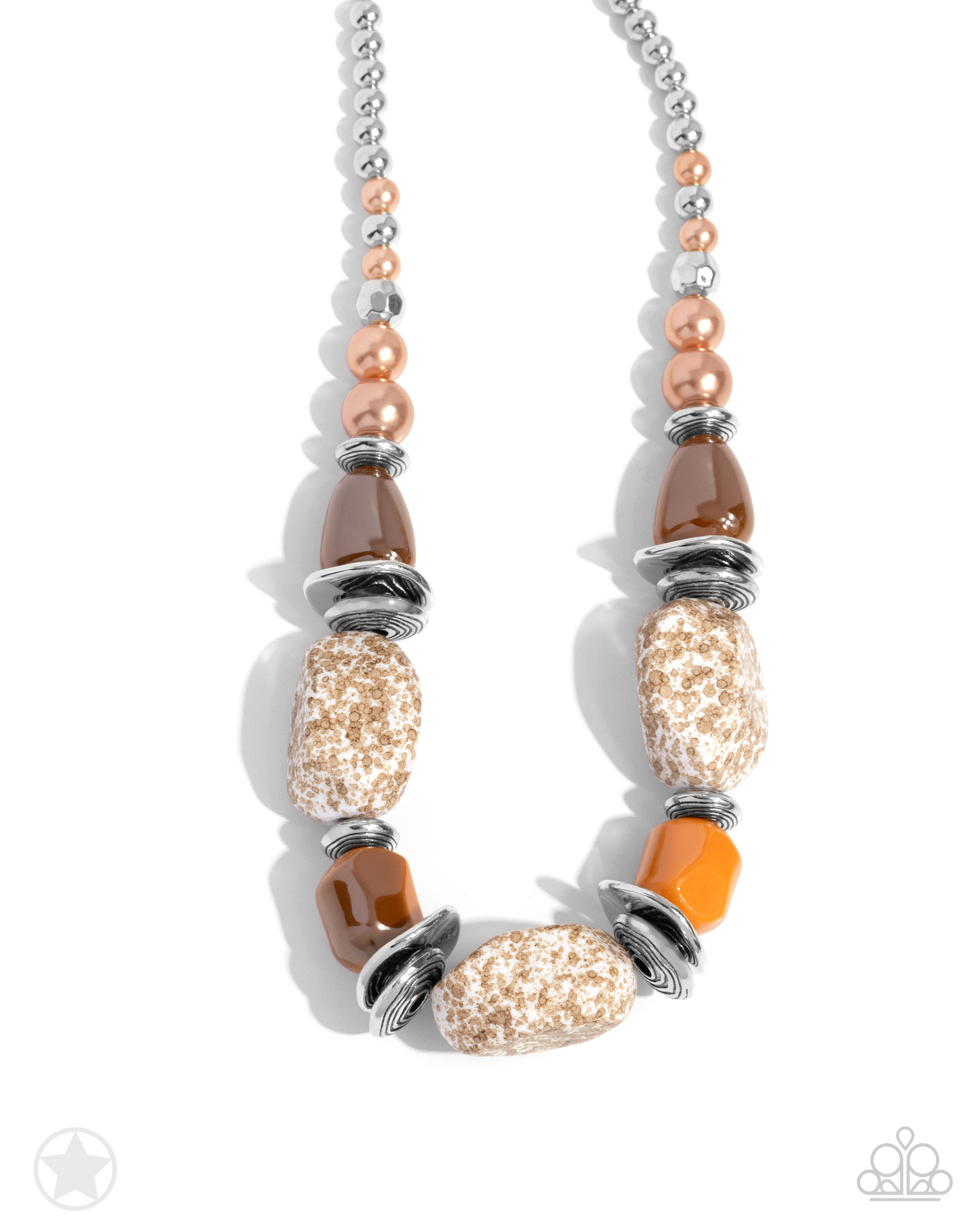 In Good Glazes - Peach Blockbuster Necklace