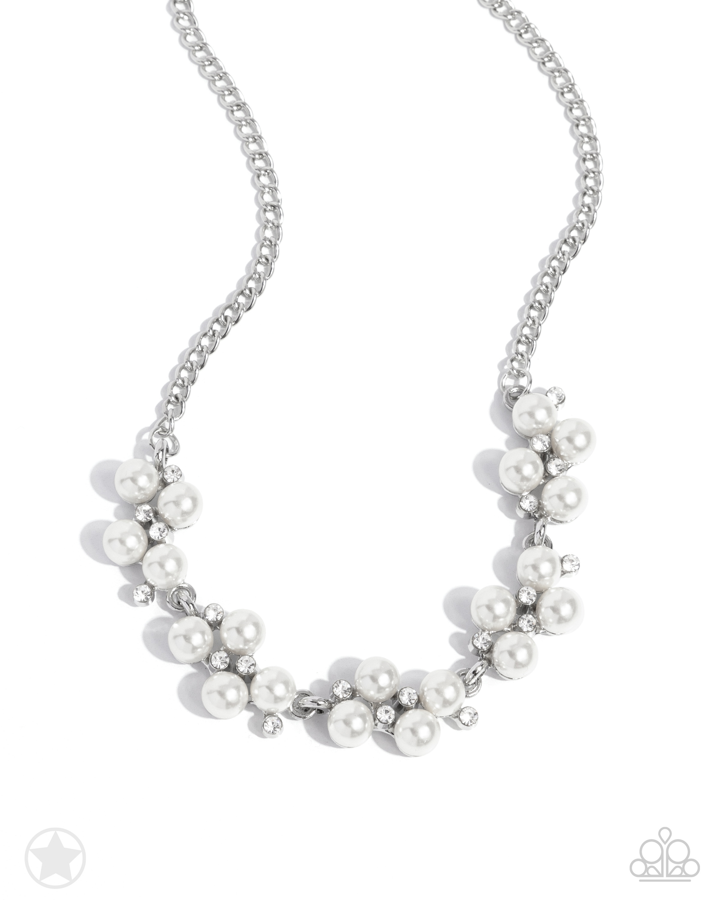 Love Story - White Blockbuster Necklace